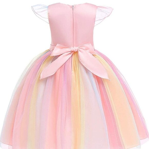 Unicorn Pink Dress with a beautiful crown - Picture 2 of 2